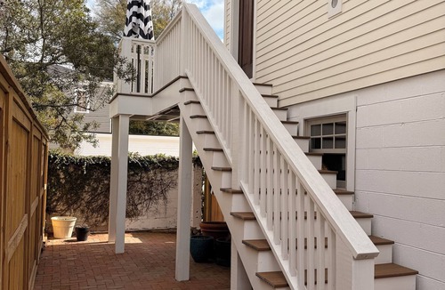 Metropolitan Cottage | Beautiful new designer carriage house built in historic style near Bull Street