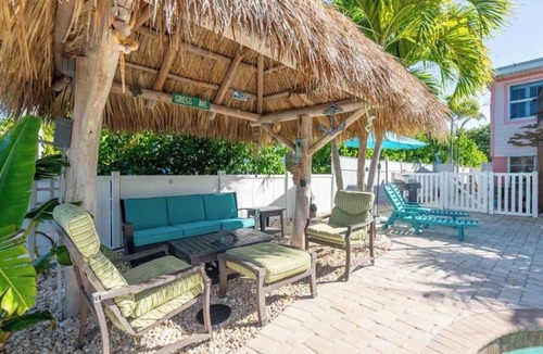 Fort Myers Beach House | Best Location on FMB! AWESOME SALTWATER POOL! WALK EVERYWHERE! 2nd floor unit