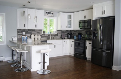 Lake Hopatcong House | BestOBothWorlds*2GWifi@HandcraftedWoodTerrace~Firepit#GameRoom