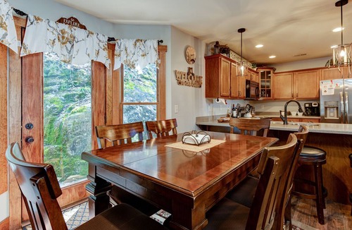 Fletcher Cabin | Between 2 Streams: Mtn. View, Hot Tub & Game Room!