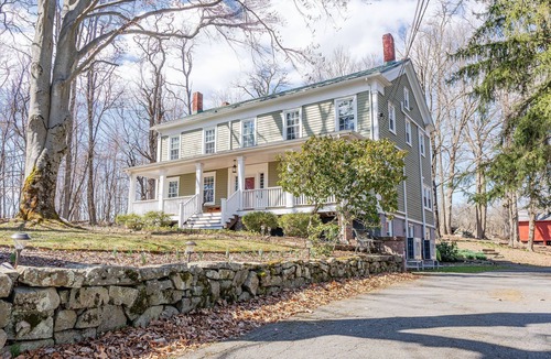 Wallkill House | Birdsall Farmhouse: Charming Historic Homestead with Hot Tub