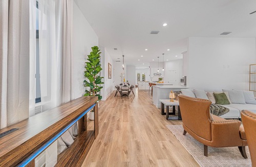 Palm River-Clair Mel House | Brand-New Tampa Home | 3BR/2BA | Sleeps 11 | Game Room + Bunk Beds
