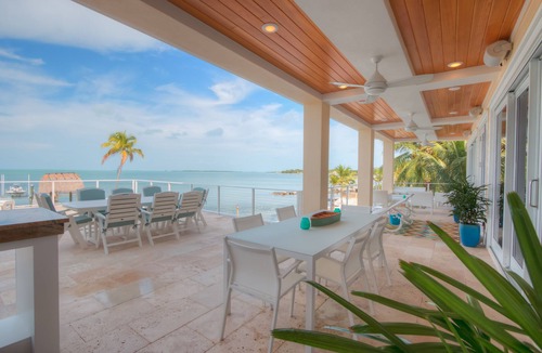 Islamorada House | Brand New Unique Deep Water Gulf Front Estate. Beach, Pool, Hot tub and docks