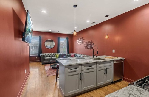 North Philadelphia West Apartment | Brewerytown Upper-Level Apartment | W/D | Fast Wi-Fi | Self Check-In