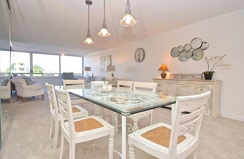 Siesta Key Condo | Bright and Airy 4th floor condo at Fisherman's Haven with Private Beach and Stunning Water Views! FH