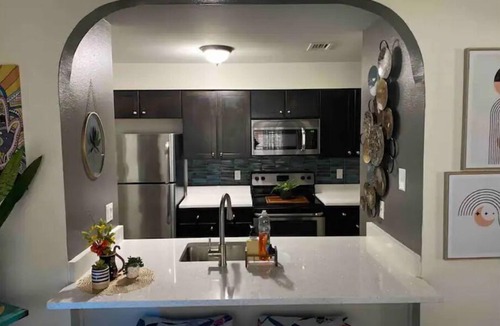 Palm Harbor House | Charming 2/2 Townhome: Private Etrnce, patio, pool