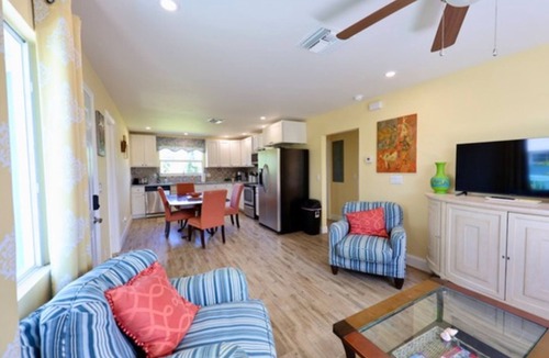 Flamingo Bay House | Charming 3-bedroom upstairs unit in a house with a shared pool in pine island