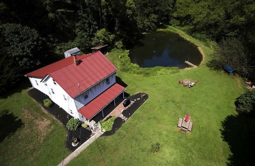 Hegins House | Charming and Historic Converted Mill Cottage on Private Land with a Firepit, in Schuylkill County, PA