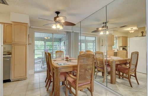 Bonita Springs House | Charming Outdoor Oasis: Private Yard & BBQ