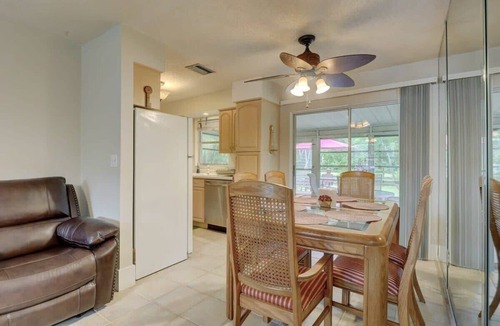Bonita Springs House | Charming Outdoor Oasis: Private Yard & BBQ