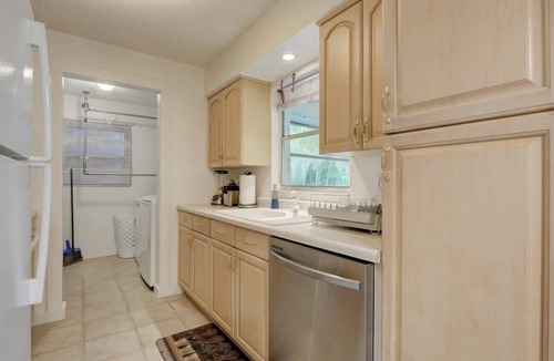 Bonita Springs House | Charming Outdoor Oasis: Private Yard & BBQ