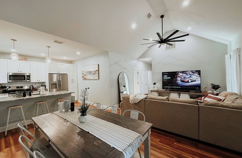 Port Royal House | Chic Family - Friendly 3BR Home w/ Pool, Hot Tub & Fire pit near Parris Island