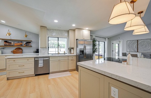 Palm River Estates House | Chic Naples Home w/Pool & Hot Tub, 4 Mi to Beach!