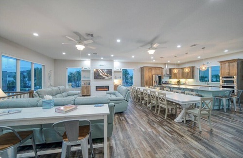 Indian Shores House | Coastal Breeze - 90 seconds from door to sand. Heated pool with slide & spa.