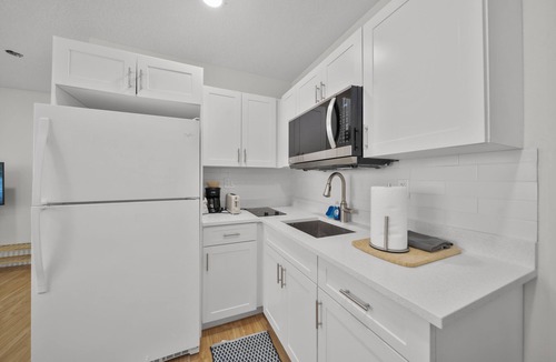 Carrollwood Apartment | Cozy Private Studio: Queen Bed + Full Kitchen