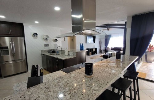 Boca Raton House | Designer 3 BR Home Heated Pool 3 mi. from the Beach & Downtown Private Backyard
