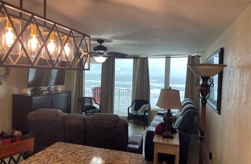 Daytona Beach Shores Condo | Direct oceanfront Stunning sunrises Heated pool pets under 20lbs stay free.