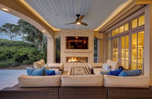 Oceanside House | Direct OCEANFRONT Updated Six Bedroom Sea Pines Home w/Private Pool & Spa!