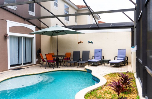 Bellavida House | Disney 4-bedroom house with pool, 3 baths, fitness room, WiFi, resort amenities