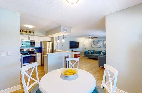 North Redington Beach Condo | Dog friendly condo with pool fitness area balcony fast WiFi and WD