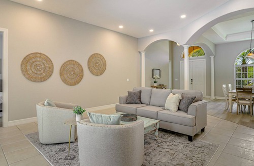 Palm River Estates House | Dog-friendly home close to beach with screened patio & pool, & central AC