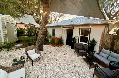 Downtown Dunedin House | Downtown Dunedin Retreat w/Backyard & Grill