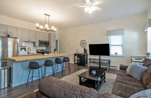 Lehighton Apartment | Downtown Lehighton Just a 5 min drive to Jim Thorpe!