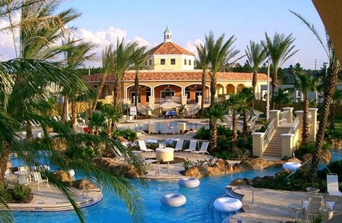 Regal Palms House | Elite end unit, sleeps 10, 5 min walk to pool, many extras. Close to Disney.