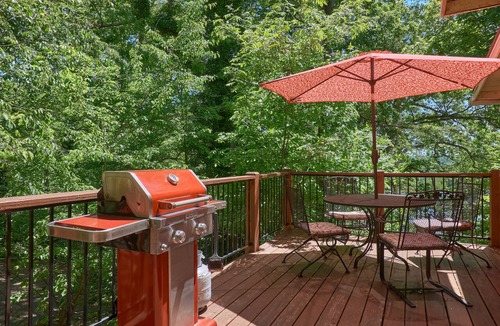 Sunset Cove Cottage | Enjoy the sunrise in the trees at Lake Lure