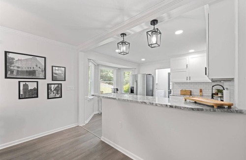 Anderson House | Experience Serenity on Broadway Lake in this beautiful 3 bedroom home
