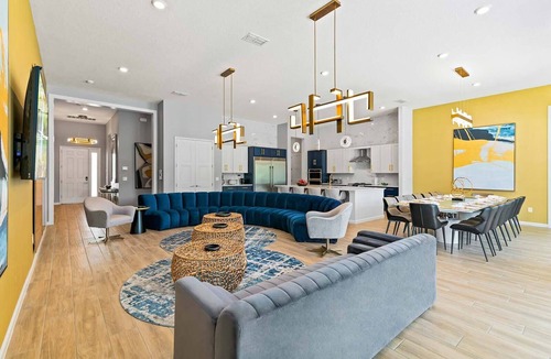 Loughman House | Eye Candy Home w Lollipop BR, Ninja Playroom, Theater, Arcade, Gym, Near Disney