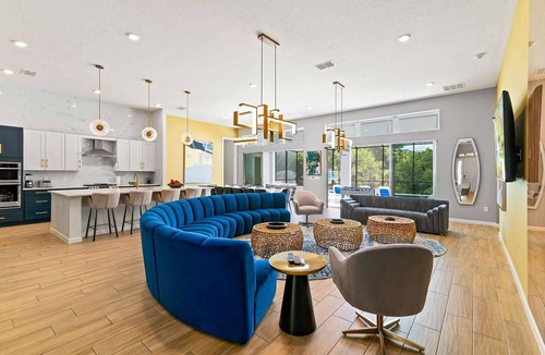 Loughman House | Eye Candy Home w Lollipop BR, Ninja Playroom, Theater, Arcade, Gym, Near Disney