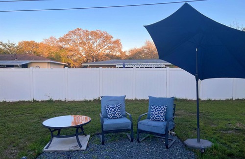 Clearwater House | Family & Pet Haven: 3BD Clearwater Home with 2 Office Spaces & Large Fenced Yard
