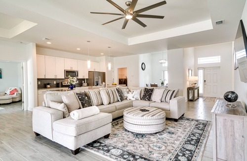 Westminister House | Furnished Lanai & Yard: Comfy Lehigh Acres Getaway