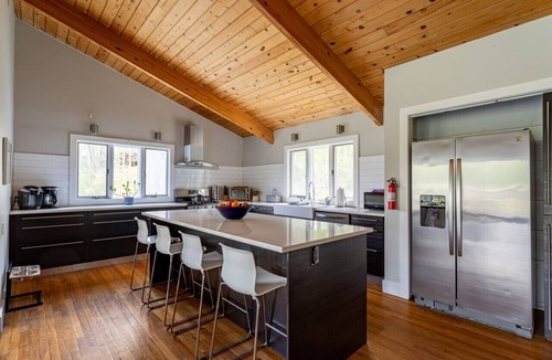 Narrowsburg Cabin | Gorgeous Waterfront w/Hot Tub and Game Level