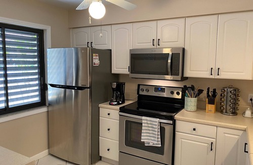 The Meadows Condo | Ground floor 2-bedroom condo with a view, pool