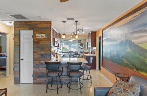 Pinellas Point House | Gulfport Retreat with Wine Cellar Charm
