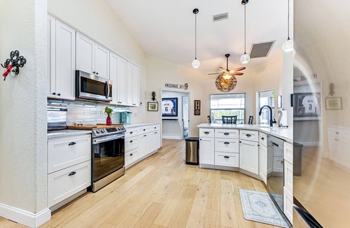 South Gulf Cove House | Heated Pool w/Canal Views: Port Charlotte Home