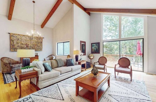 Hendersonville House | Idyllic Mountain Escape | Grill, Outdoor Lounge | 4 Mins to Flat Rock Village