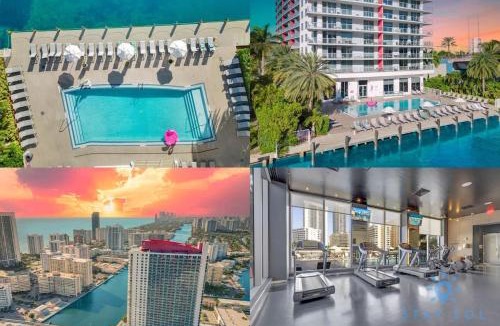 Hallandale Beach House | Infinity View - Balcony - Pool - Gym - Near Beach