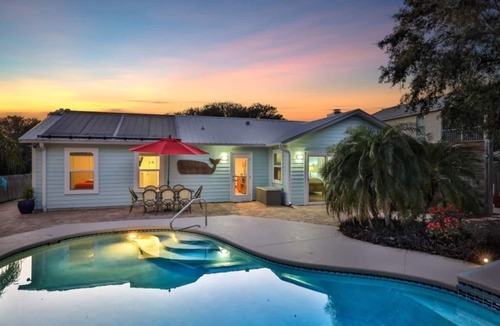 Butler Beach House | Island Retreat - Backyard Oasis w/Pool/NEW Hot Tub/Tiki Bar