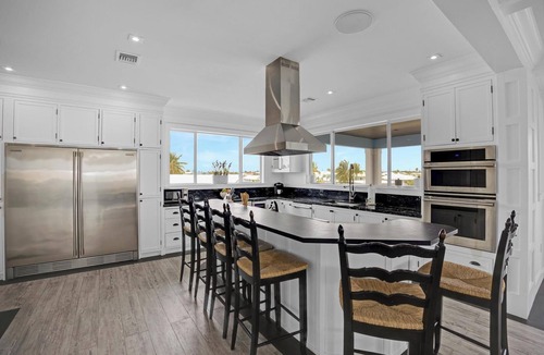 Key Largo House | KEY LARGO 5 Bed Waterfront STUNNER with Elevator, Pool & Dock mins to the Reef