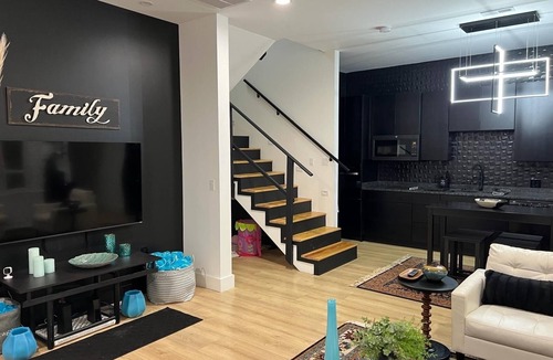Six Mile House | Lakefront, private dock, outdoor kitchen, movie room, ping pong, pool table, etc