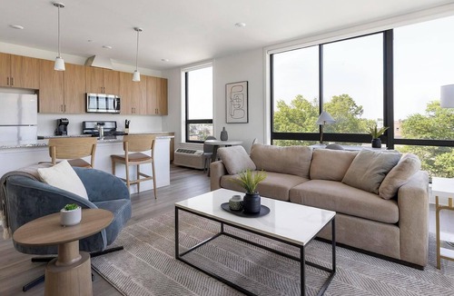 Carteret Apartment | Landing | Beautiful 2BD, Courtyard, Rooftop Lounge