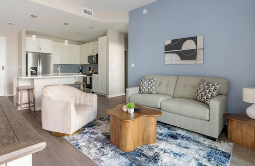 Bonita Shores Apartment | Landing | Chic 2BD, Yoga Studio, Gym