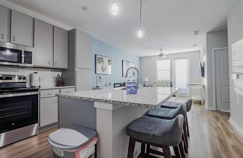 Interchange Square Apartment | Landing | Modern 2BD, Game Room, Pool