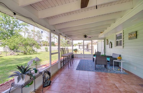 Palm Bay House | Large Yard, Porch! Pet-Friendly Home in Palm Bay