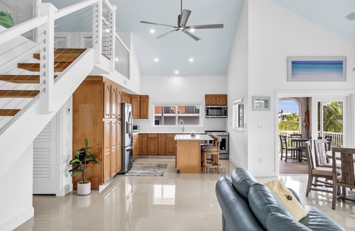 Plantation Tropical Park House | Light + Bright Islamorada Pool Home with Dock