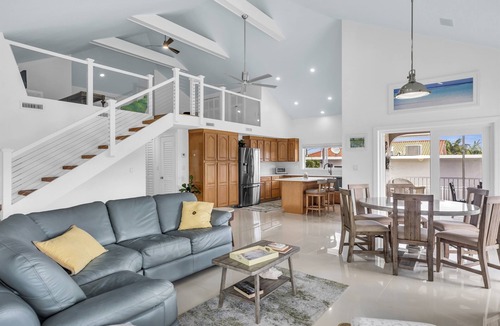 Plantation Tropical Park House | Light + Bright Islamorada Pool Home with Dock