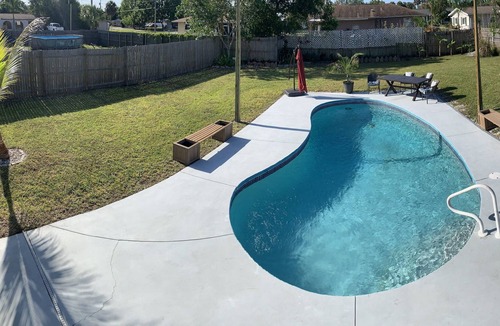 Fort Myers House | Lovely 3 bedroom with spacious backyard and pool.